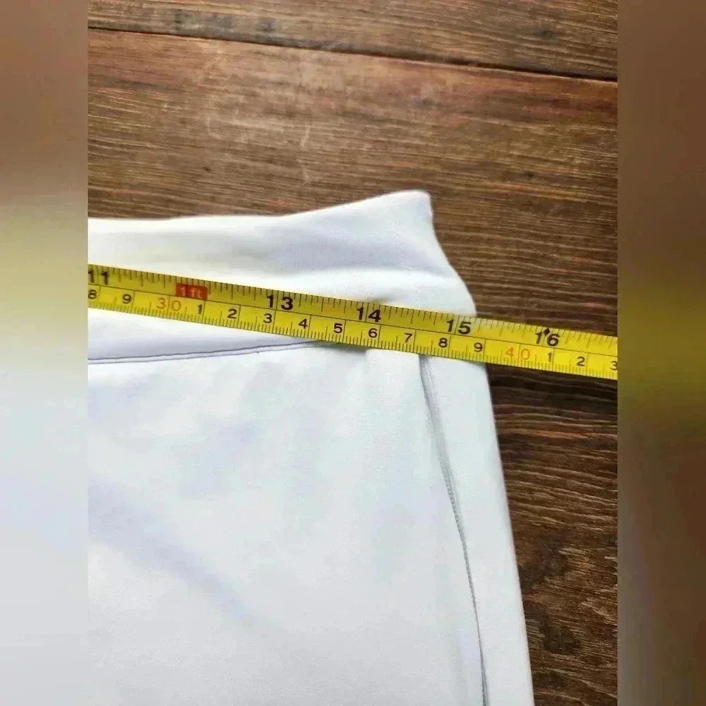 Peter Millar Women's White Blue Golf Laura Wrap Skort Pockets Pickle Ball Tennis - Picture 3 of 12